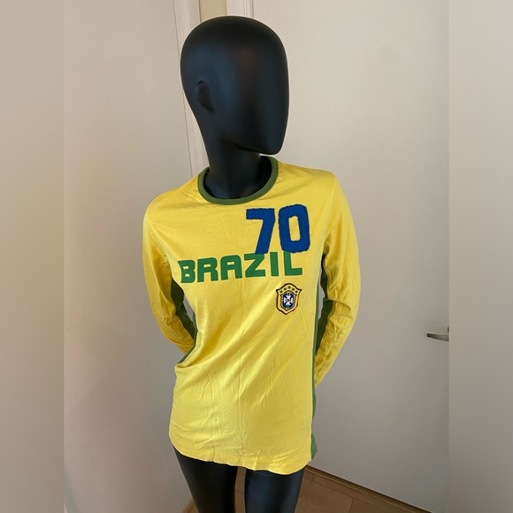 Vintage Y2K Brazil Football/Soccer Jersey - Picture 3 of 6